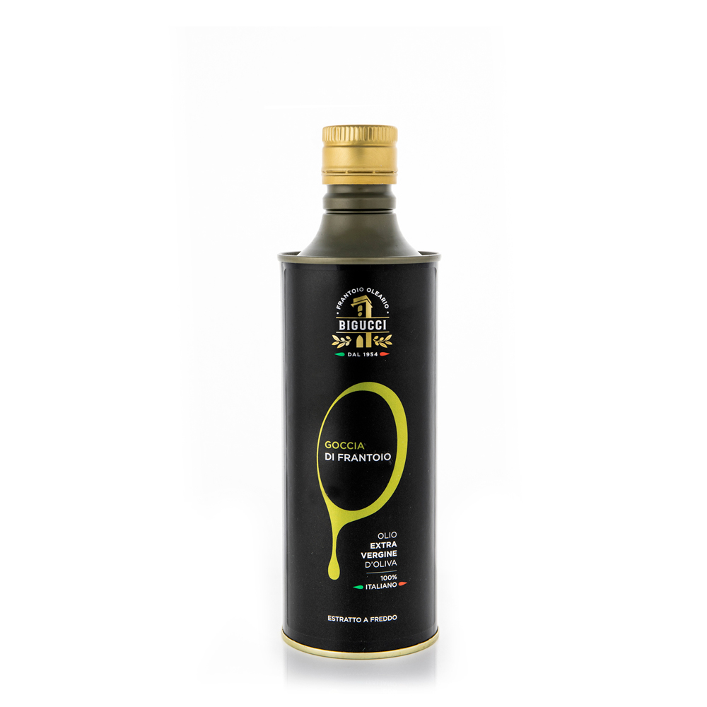 Olivový olej Goccia di frantoio extra panenský filtrovaný 750ml plech
