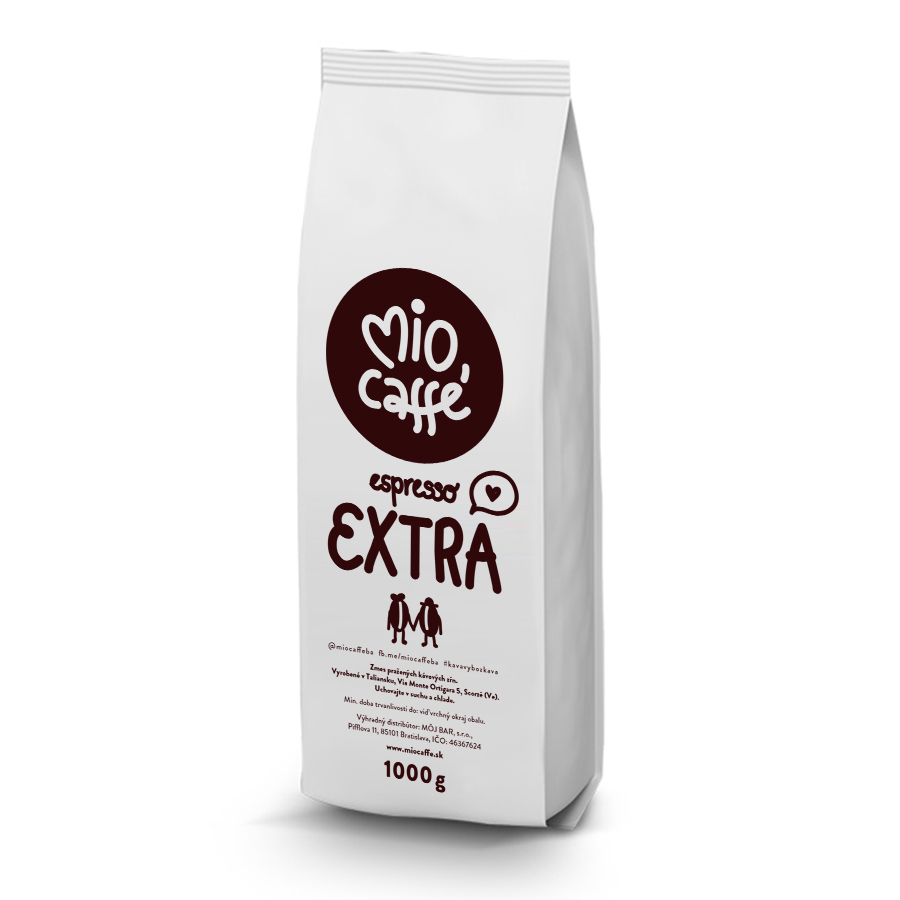 Mio caffé EXTRA (80/20) zrnková káva 1KG