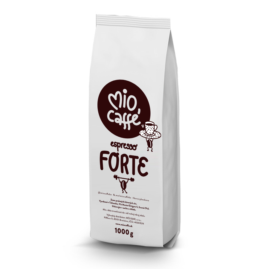 Mio caffé FORTE (50/50) zrnková káva 1KG