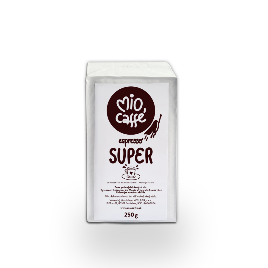 Mio caffé SUPER (100/0) mletá káva 250g